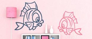 Nlepky na stenu rybika profil, polep na stnu a nbytek