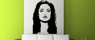 Samolepky na stenu Angelina Jolie, polep na stnu a nbytek