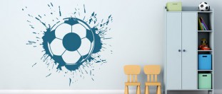 Samolepka na stenu futbalov lopta, polep na stnu a nbytek